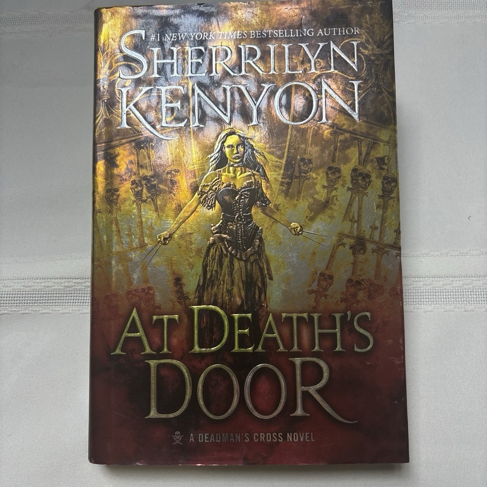 At Deaths Door by Sherrilyn Kenyon Hardcover Book with Foil Dustcover Fantasy
